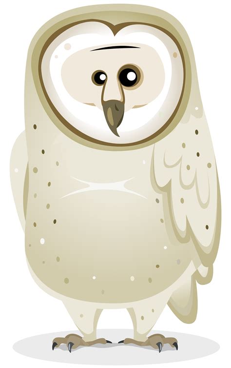 Cartoon Barn Owl Character 265235 Vector Art at Vecteezy