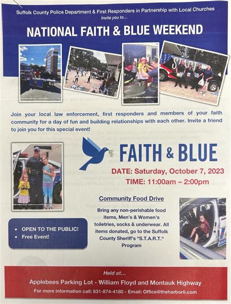 National Faith & Blue Weekend - Saturday, Oct. 7 - St. Jude R.C. Church