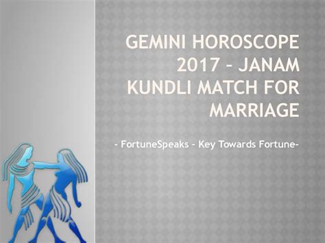 Janam Kundli Match for Marriage Gemini 2017 | Each extraordi… | Flickr