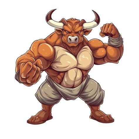 Premium Photo | Bull mascot for sports team