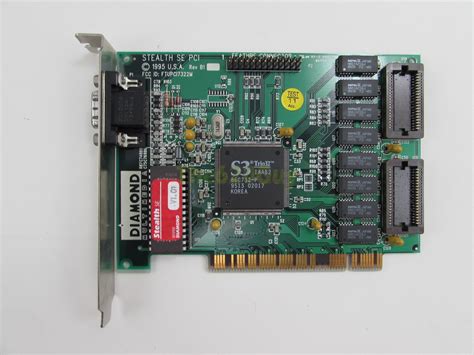 Diamond Stealth SE S3 Trio32 1MB EDO 32-Bit VGA VLB/PCI Video Graphic ...