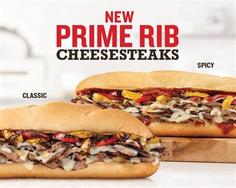 New, Limited Time Only Prime Rib Cheesesteak Sandwiches at Arby's