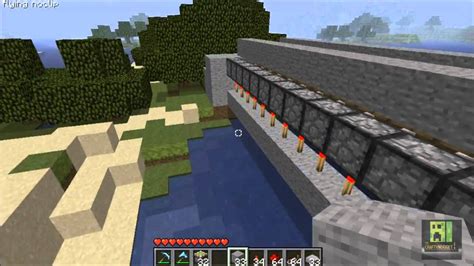 #Minecraft 1.8 - DrawBridge with pistons! - YouTube