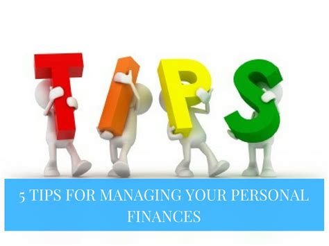 5 Tips For Managing Your Personal Finances - Raymond Eaddy