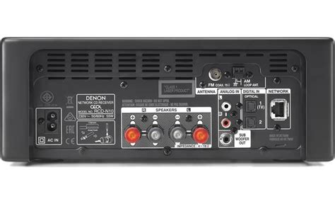 Denon CEOL RCD-N10 Compact stereo receiver with built-in CD player, Bluetooth®, Apple® AirPlay ...