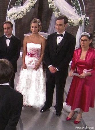 Leonard, Penny, Sheldon and Amy Acton, Bridesmaid Dresses, Wedding ...