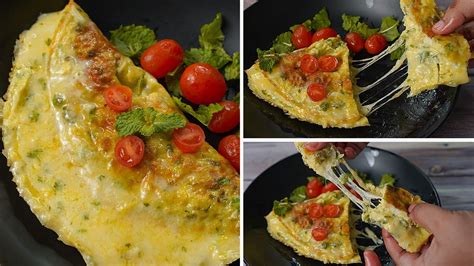 Teach you a New Trick to Make Egg Omelette | Cheesy Egg Omelette Recipe Toasted - YouTube