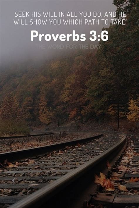 Proverbs 3:6 Bible Quote