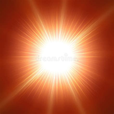 Glaring Sun in the Sky. Vector Illustration Decorative Design Stock ...