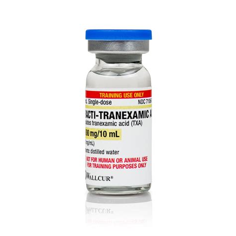 TRANEXAMIC ACID INJECTION, USP 1,000mg PER 10mL (100mg/mL)