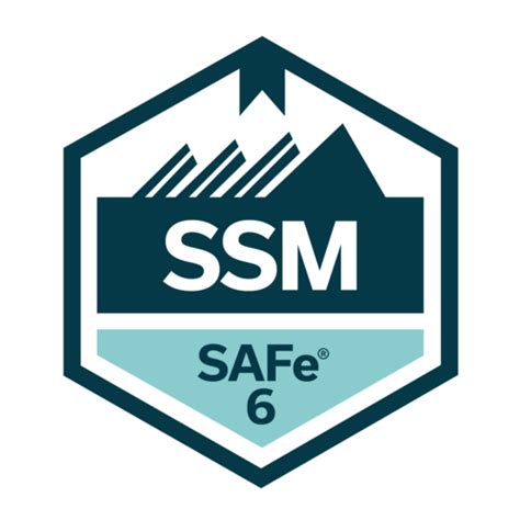 Certified SAFe® 6 Scrum Master - Credly