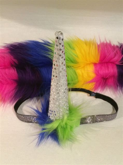 Unicorn accessories: Headband and tail