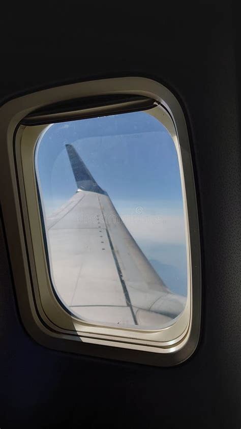 Travel by Airplane Window Seat View Stock Image - Image of reflection, driving: 226020451