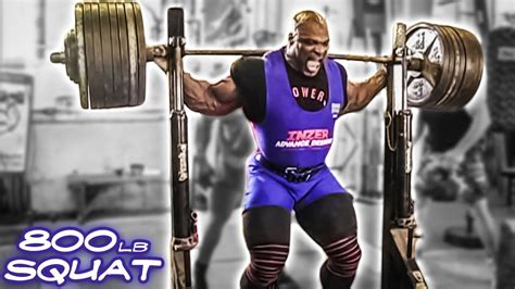 RONNIE COLEMANS 800 lb SQUAT | THE OFFICIAL FOOTAGE - YouTube