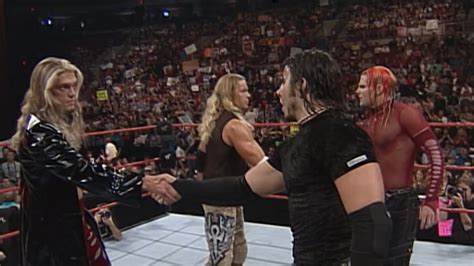 The Hardy Boyz & Edge & Christian show respect for each other after No ...