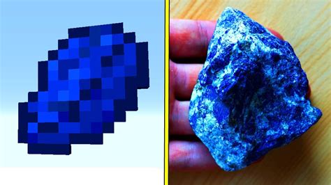 Minecraft LAPIS LAZULI in REAL LIFE! - YouTube