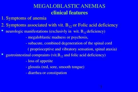 PPT - MEGALOBLASTIC ANEMIA PowerPoint Presentation, free download - ID:3852525