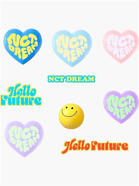 "Nct dream hello future " Sticker for Sale by Themultimess | Redbubble