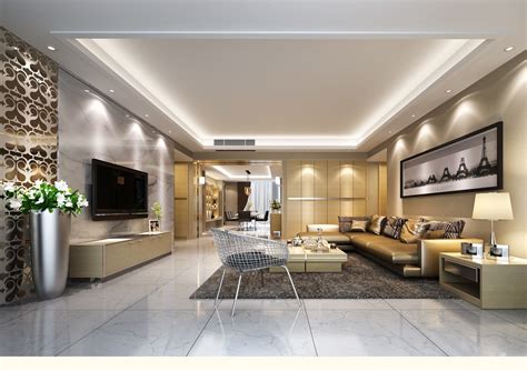 3d living room design 3D model | CGTrader