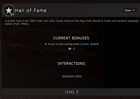 Hall of fame is bugged, doesn't change with player dogtag level, number ...