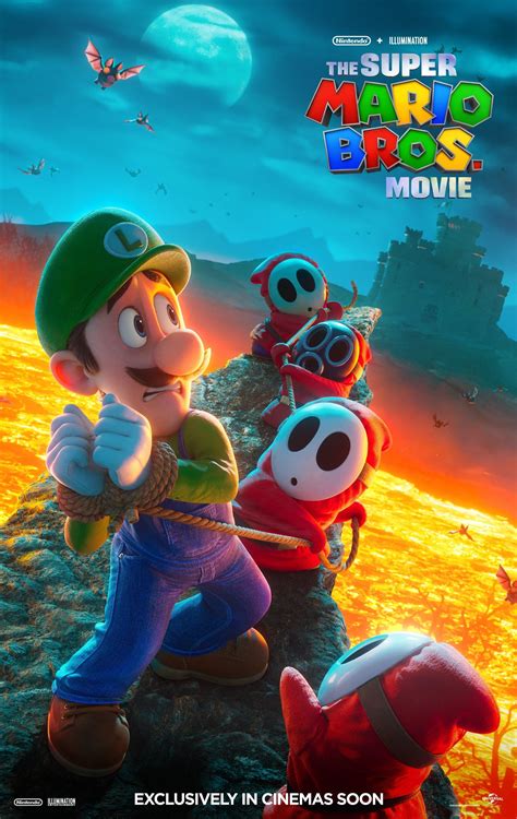 The Super Mario Bros Cartoon 2023 Movie Poster