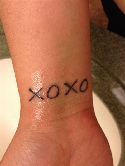 46 best Xoxo Tattoos Wrist images on Pinterest | Tatoos, Tattoo ideas ...