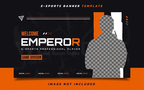 Welcome New Player E-sports Gaming Banner Template for Social Media 8556131 Vector Art at Vecteezy