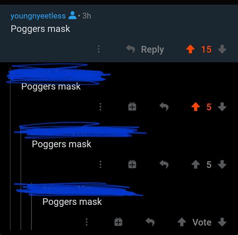 Poggers mask : r/ontheledgeandshit