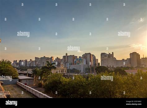 Belo Horizonte downtown skyline at sunset Stock Photo - Alamy