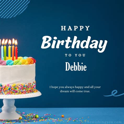 100+ HD Happy Birthday debbie Cake Images And Shayari