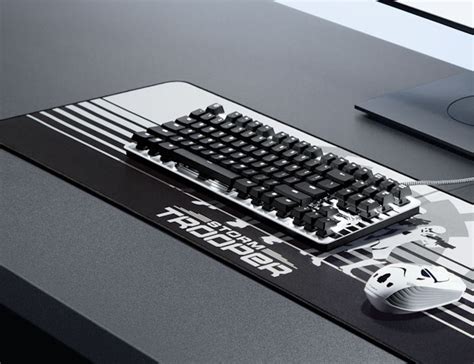 This Stormtrooper edition keyboard lets you travel all over the galaxy