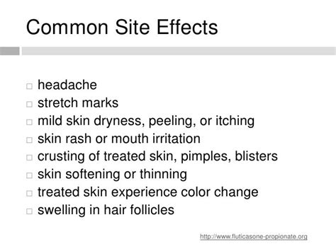 Fluticasone Propionate Side Effects