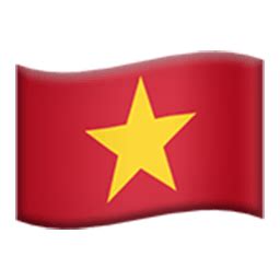 Vietnam Flag. Emoji