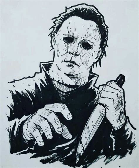 Michael Myers | Michael myers drawing, Horror movie tattoos, Michael ...