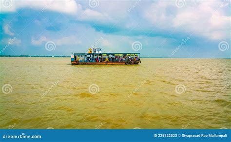 Ganga River Confluence With Bay Of Bengal Sea In Ganga Sagar Island ...