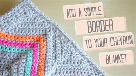 CROCHET: Simple chevron border, Bella Coco #ad