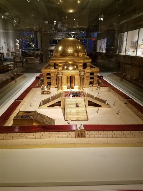 Architectural model of King Solomon's Temple in Jerusalem. From a ...