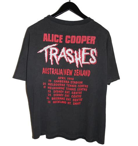 Alice Cooper 1990 Trash Tour Shirt – Faded AU