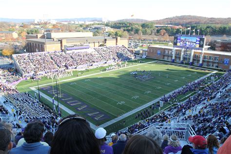 Bridgeforth Stadium at James Madison University, Harrisonburg, VA (my undergraduate alma mater ...