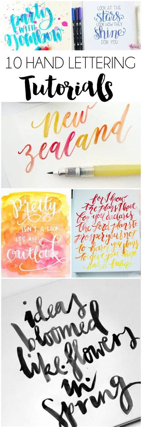 10+ Hand Lettering Tutorials in 2024 | Hand lettering, Hand lettering ...