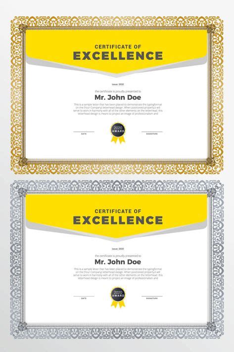 35 creative certificate design ideas in 2021 | certificate design ...