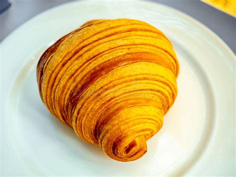 Croissant A Buttery, Flaky, Viennoiserie Pastry Stock Image - Image of ...