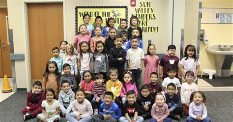 Sun Valley Elementary School students of the month for October ...