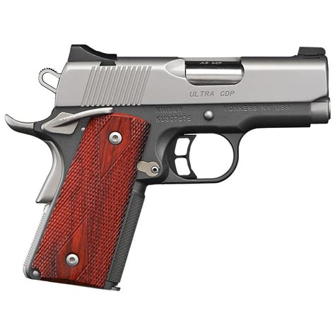 Kimber 1911 Ultra CDP 45 Auto (ACP) 3in Stainless/Charcoal Gray Pistol ...