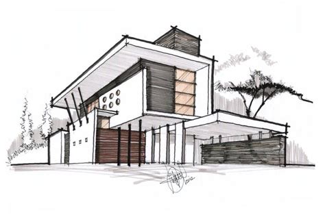 Pin by gabriella barbalho on croquis | Architecture design sketch, Architecture design drawing ...