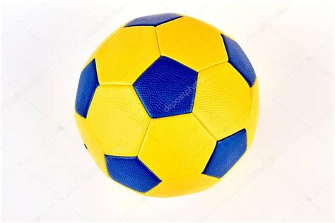 Soccer ball on white background. — Stock Photo © Denisfilm #157726450