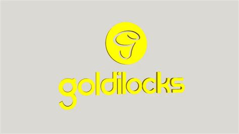 GOLDILOCKS LOGO 3d model