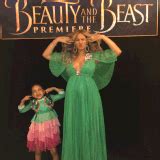 Beyonce and Blue Ivy Gucci Dresses Beauty and the Beast 2017 | POPSUGAR Fashion