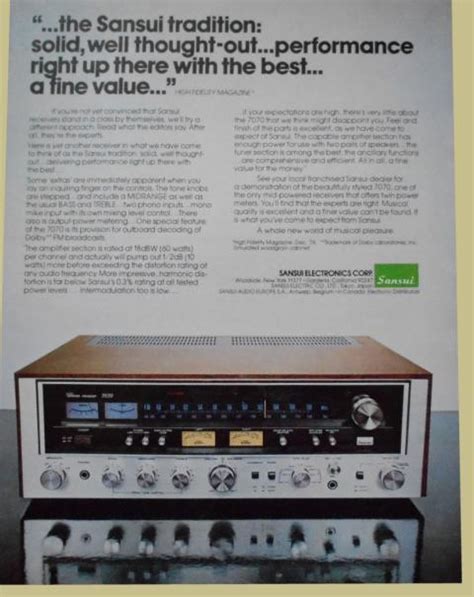 Sansui 7070 | Classic Receivers