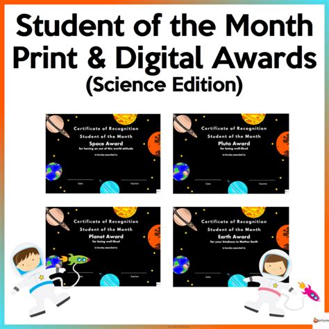 Editable Student of the Month Awards | Made By Teachers